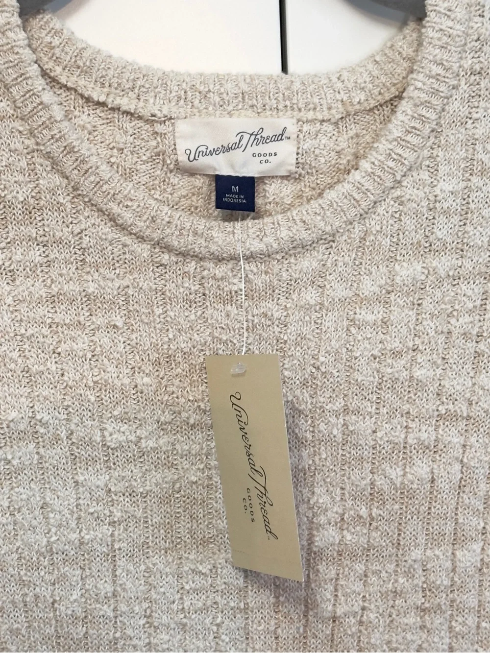 Knit Short Sleeve Body Con Sweater Dress Women’s Sz MED NEW!